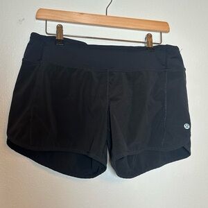 lululemon athletica Women's Classic Black Athletic Shorts size 8